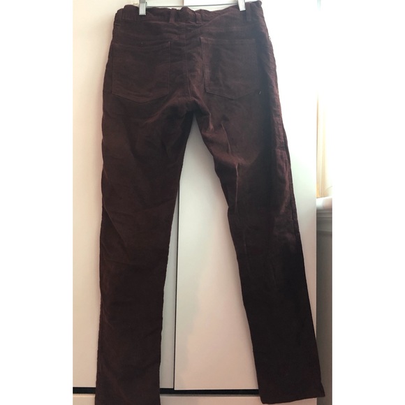 Burgundy Corduroys - Picture 2 of 3